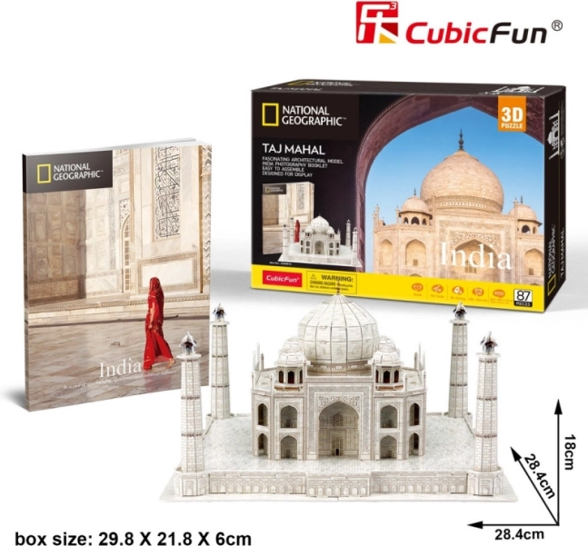 Puzzel 3D Taj Mahal National Geographic