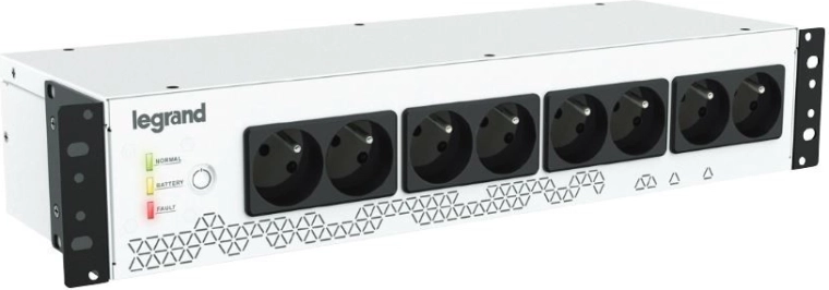 UPS Legrand Keor PDU 800 VA/480 W, 8x FR stopcontacten, 19" rack