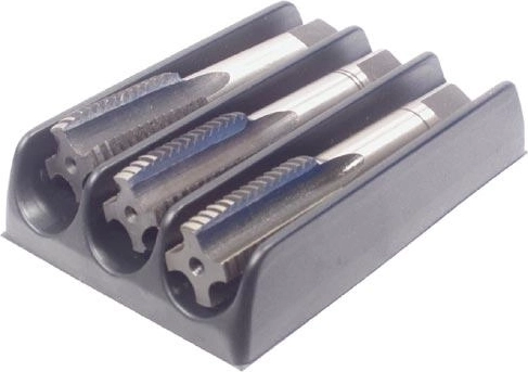 Set tappen M10 × 1,50 van gereedschapsstaal, 3-delig