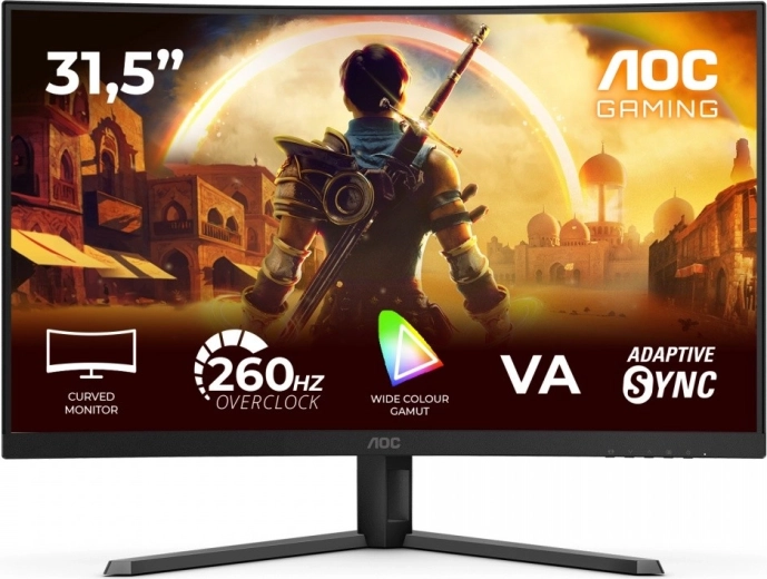 Gebogen gamingmonitor 31,5" AOC C32G42ZE VA 240 Hz