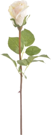 Kunstroos wit 51 cm