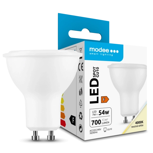 Modee LED lamp GU10 7 W, 700 lm, 110°, neutraal wit 4000 K