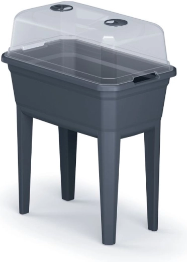 Hoge kweekbak RESPANA PLANTER ECOLINE SET antraciet