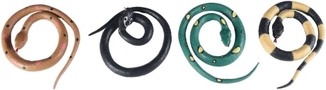 Rubberen slang realistisch 57 cm