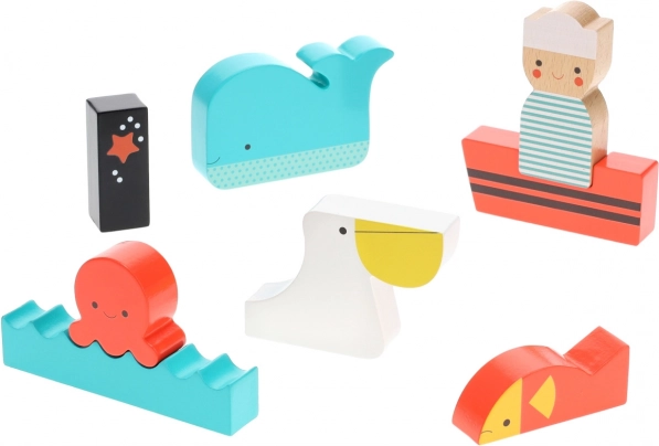 Houten puzzel Op zee PETIT COLLAGE