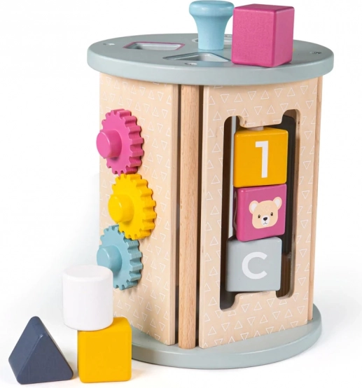 Motorische activiteitenrol BIGJIGS TOYS van FSC-hout