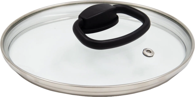 Glazen deksel SMART PLUS 16 cm met inklapbare nylon greep