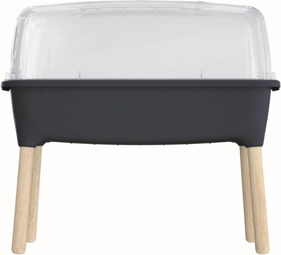 Respana Planter Wood High plantenbak hoog 78 cm – antraciet