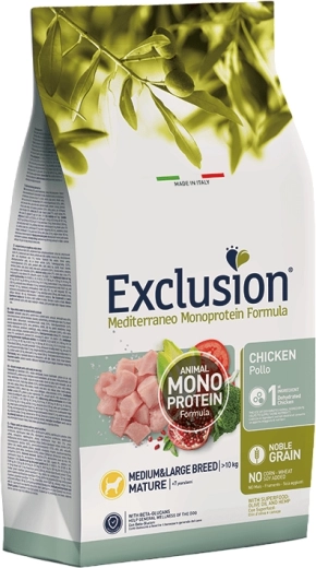 Exclusion Monoprotein Mature kip voor middelgrote en grote rassen, 3 kg