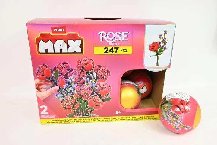 ZURU MAX-MAS bloemen in een bol – set roos en lavendel