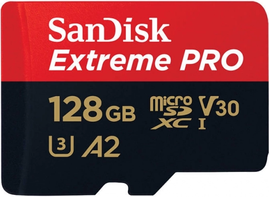 SanDisk Extreme Pro microSDXC-geheugenkaart 128 GB A2 V30