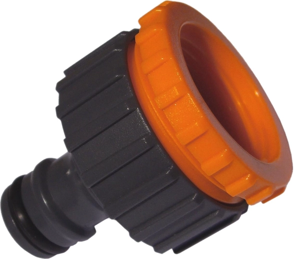 Adapter voor waterkraan voor tuinslangen 1/2" en 3/4"