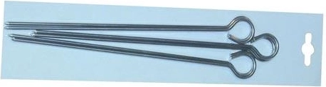 RVS spiesennaalden 30 cm (4 stuks)