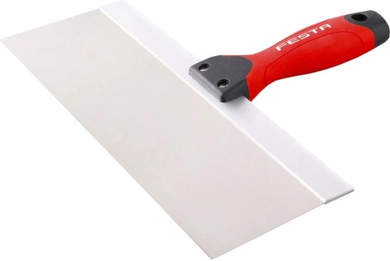 RVS spaan met versteviging 250 mm FESTA