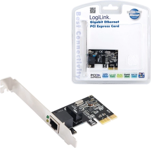 Gigabit netwerkkaart PCI Express LogiLink