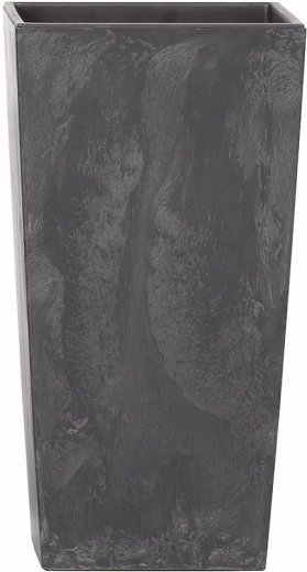 Bloempot URBI Square betoneffect antraciet