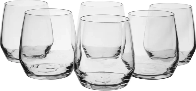 Rubin set van 6 glazen 370 ml