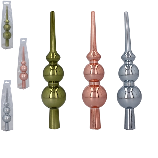 Kerstboomtopper in stervorm 20 cm