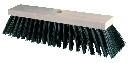 Straatbezem 40 × 7 cm zonder steel, houten body, PET vezels 9 cm