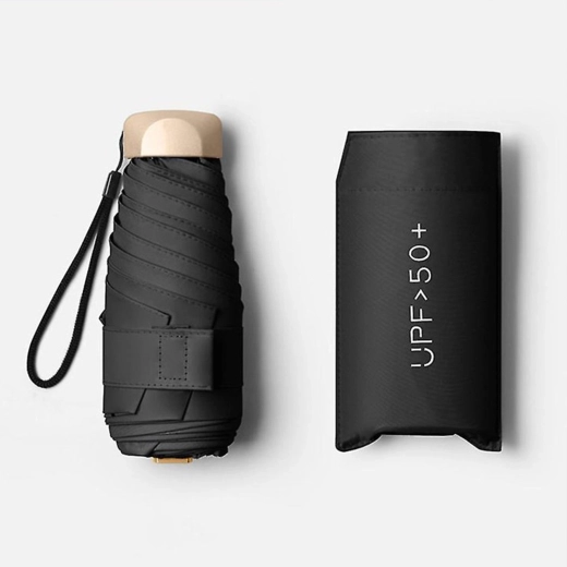 Opvouwbare mini-paraplu Rih-mini zwart