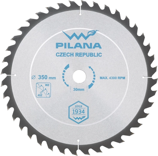 Zaagblad PILANA SK 5255 WZ 350 × 3,0 × 30, 40 tanden