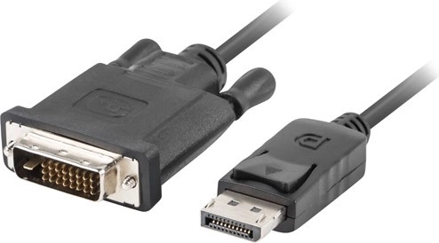 DisplayPort naar DVI-D (24+1) kabel 1m zwart