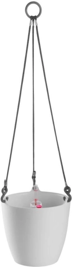 Hangbloempot ARIELLA 25 cm wit