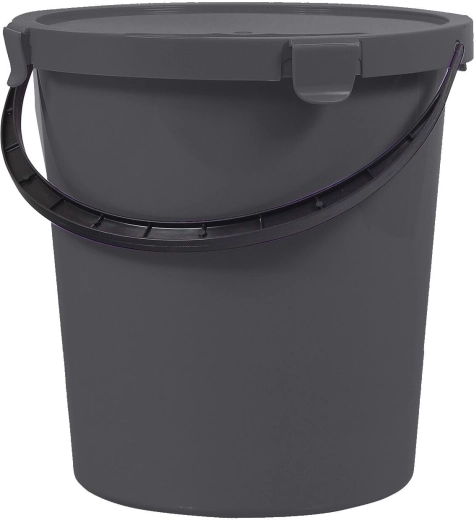 Vruchten- en groente-emmer BERRY 10 l met deksel, assorti kleuren