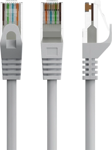 Netwerk-patchkabel Cat.6 UTP 15 m grijs