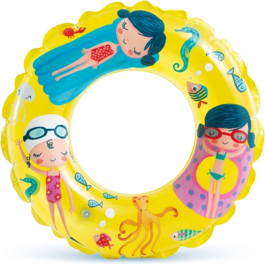 Opblaasbare zwemring 61 cm Intex – geel