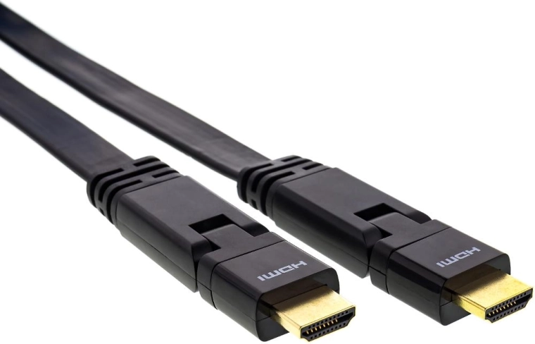 Sencor platte, draaibare HDMI-kabel 2.0 met Ethernet 1,5 m