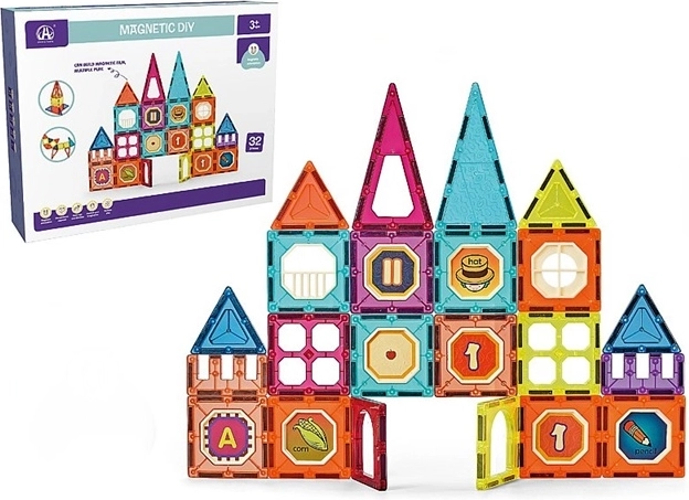 Magnetische bouwset voor kinderen – 32 delen