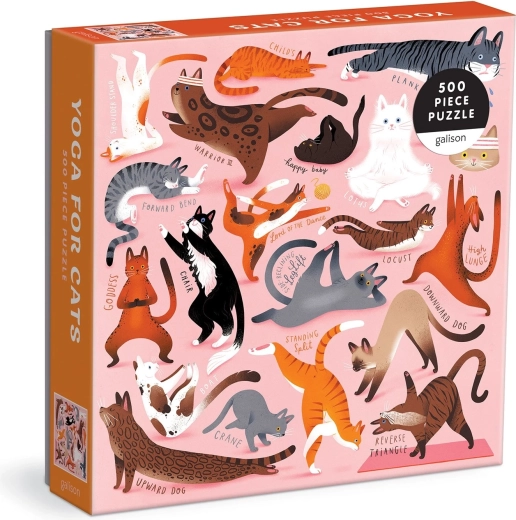 Puzzel Yoga voor Katten 500 Stukken