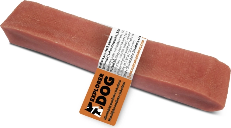 Explorer Dog Himalaya-kaas kauwsnack met aardbeien XXL
