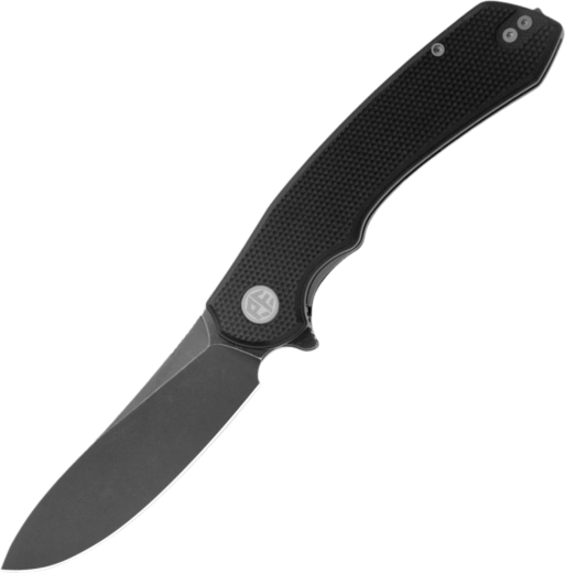 Petrified Fish Waterspout vouwmes 9 cm black stonewash G10