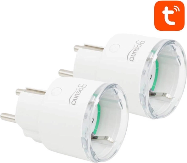 Slimme Wi‑Fi‑stekker met verbruiksmeting GOSUND SP111 3680 W 16 A – Tuya 2‑pack