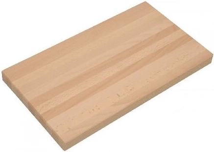 Houten snijplank voor vlees van beukenhout 25 × 20 × 2 cm