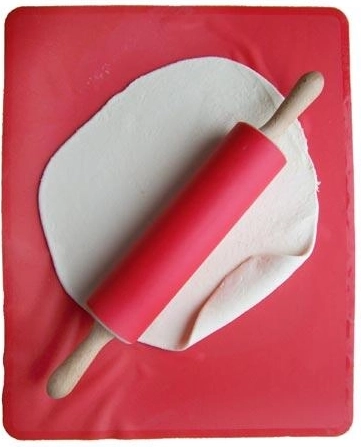 Deegroller met siliconen hoes, tweehandig