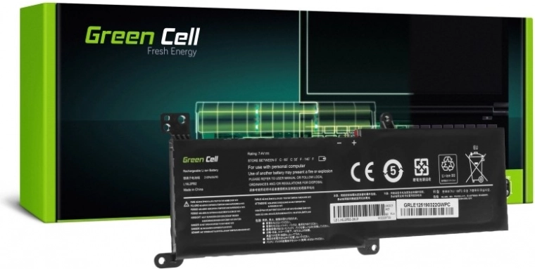 Green Cell accu voor Lenovo-notebooks 7,4 V 3500 mAh