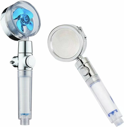 Ag866a handdouche blauwe turbine