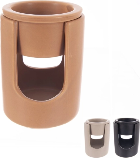 Aromalamp van dolomiet 9 × 9 × 12 cm (3 designs)