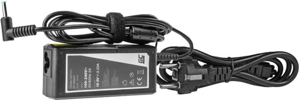 Green Cell Pro-voedingsadapter 65 W 19,5 V 3,33 A voor HP-laptops (connector 4,5 × 3,0 mm met pin)
