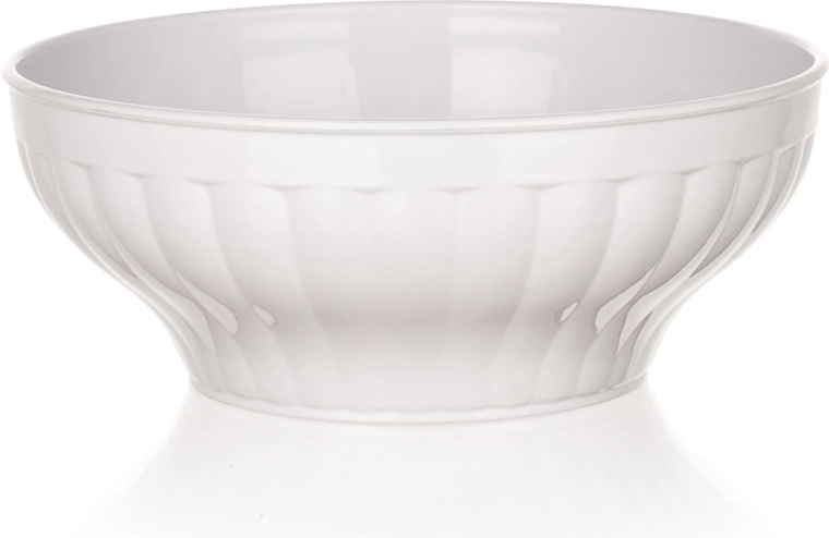 Kneedkom van kunststof wit 16 cm