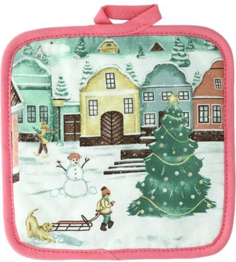 Panonderzetter Dorpje 17 × 17 cm