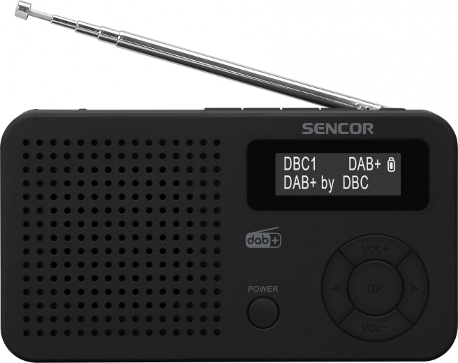 Digitaal radio DAB+/FM met RDS, Bluetooth 5.0, LCD en accu - 1 stuk