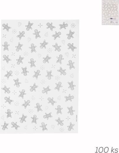 Cellofaanzakjes Peperkoek 25 × 17 cm, 100 stuks
