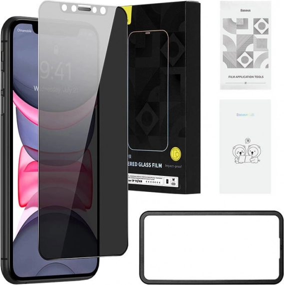 Gehard glas Baseus 0,3 mm voor iPhone 11/XR