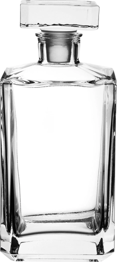 Karaf 0,7 l hoekig in geschenkdoos