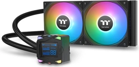 AIO vloeistofkoeling LA240-S ARGB met lcd-scherm 240 mm