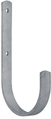 Platte U-haak 90 mm van metaal